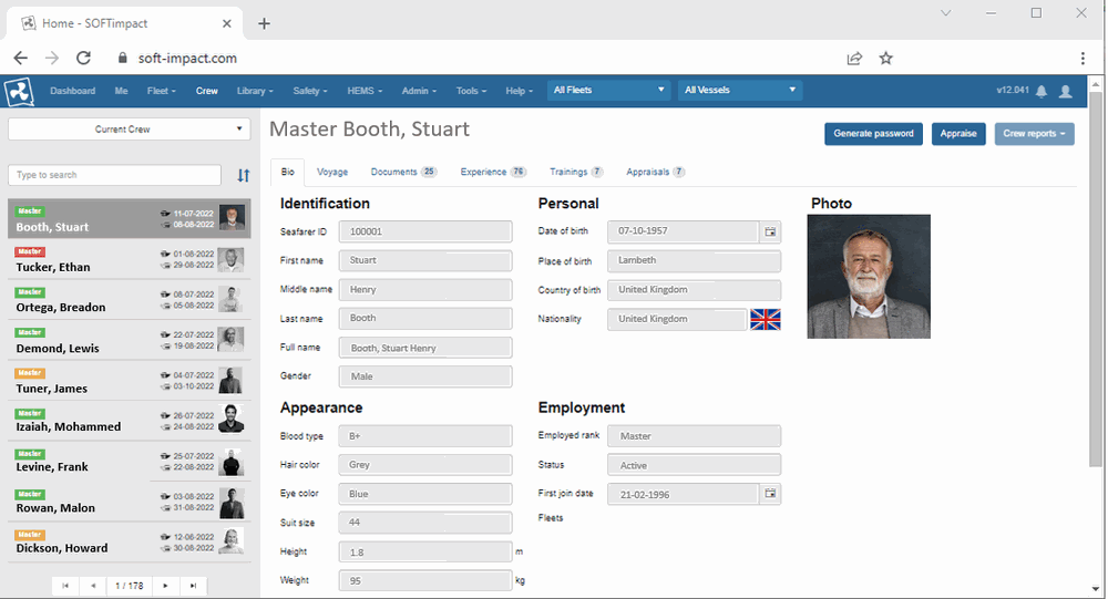 CREWimpact seafarers overview